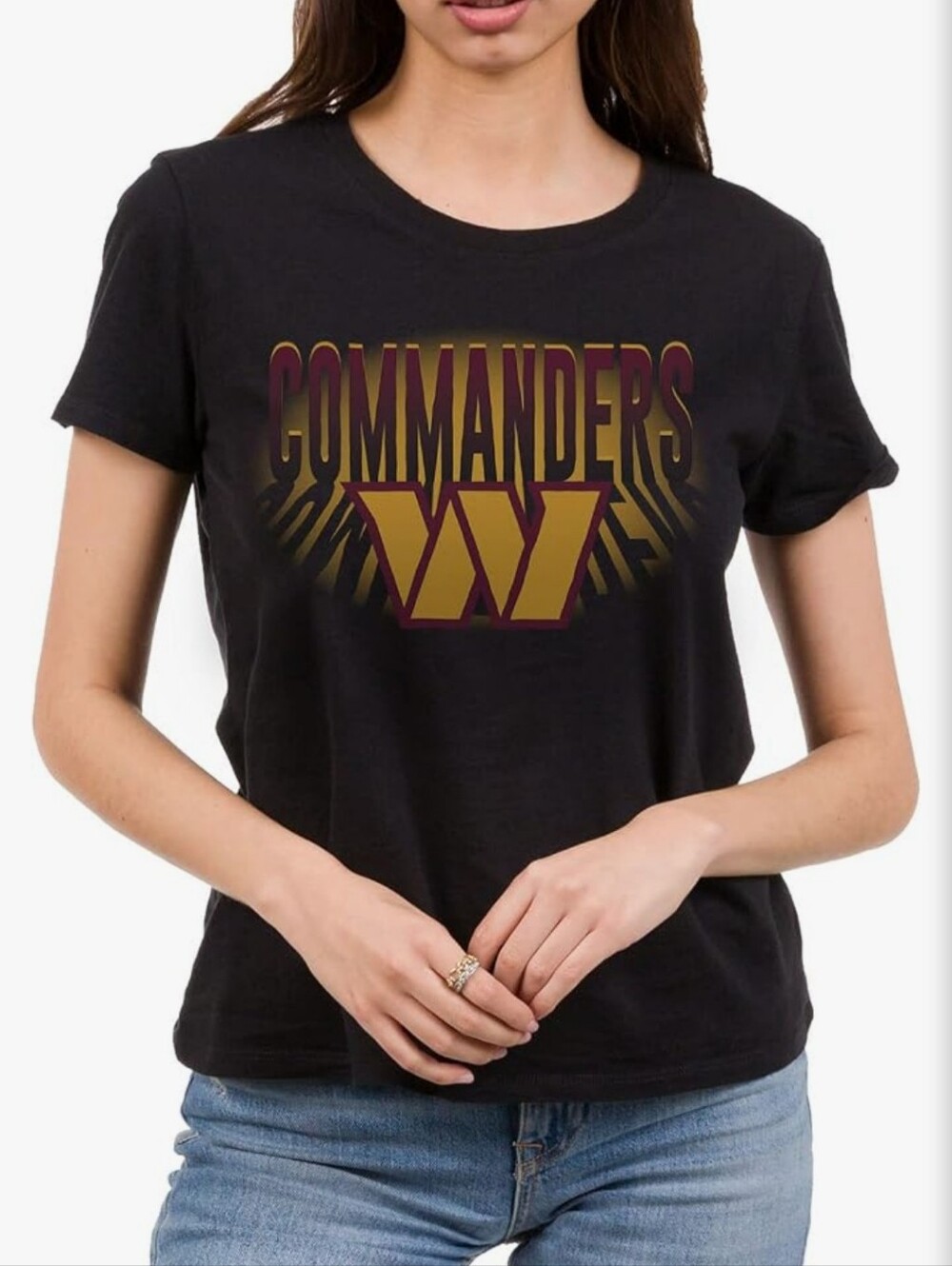 Junk Food Clothing Womens Commanders Graphic Tee